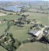 Photos aériennes de "étang" - Photo réf. 22873 - Le bourg de de Saint-Eusbe et l'tang Berthaud.