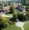 Photos aériennes de "parc" - Photo réf. 24027 - Chteau de Bourlmont du 13me remani au16me, restaur vers 1850 et son parc
