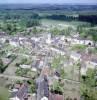 Photos aériennes de "Plan" - Photo réf. 8719 - L'glise au centre du village et en arrire plan le terrain de sport