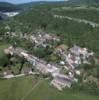 Photos aériennes de Lect (39260) | Jura, Franche-Comté, France - Photo réf. 9614 - Au second-plan, le barrage hydrolctrique de Vouglans de 103m de haut dans les gorges de l'Ain.