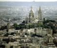Photos aériennes de "paris," - Photo réf. AER1819_24 - Depuis 1910, la basilique du Sacr-Coeur domine Paris sur la butte de Montmartre.