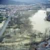 Photos aériennes de Blénod-lès-Pont-à-Mousson (54700) - Autre vue | Meurthe-et-Moselle, Lorraine, France - Photo réf. AER1977_24690 - Les peupliers couchs dans l'eau tant  cause du vent de la tempte du 26-12-1999 que par les inondations.