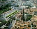 Photos aériennes de "Porte" - Photo réf. AER1984_22 - Le coeur ancien de la ville avec l'glise St Epvre et la place Carrire s'ouvrant par la porte Hr sur la place Stanislas.