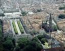 Photos aériennes de "UNESCO" - Photo réf. AER1984_25 - Le coeur ancien de la ville avec,  droite, l'glise St Epvre, le Palais Ducal, au centre, le Palais du Gouverneur s'ouvrant sur la place Carrire elle-mme prolonge par la place Stanislas.