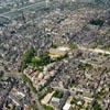 Photos aériennes de "église" - Photo réf. 28391 - Entours de verdure, l'Htel de ville et l'glise St-Ouen.