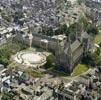 Photos aériennes de "église" - Photo réf. 33126 - L'glise St-Ouen du XIV sicle touche la mairie.