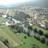 Photos aériennes de "village" - Photo réf. 36440 - Le pont de pierre datant de 1797,donne un charme irrfutable  ce petit village jurassien.