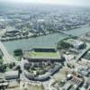 Photos aériennes de "tribune" - Photo réf. 41456 - Il s'agit de l'ancien stade des canaris, l'qupe de football nantaise. Aujourd'hui, une seule tribune a t conserve.