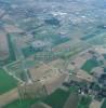 Photos aériennes de "aerodrome" - Photo réf. 42578 - L'aroport de Lille Lesquin avec ses deux pistes d'attrrissage.