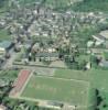 Photos aériennes de "Plan" - Photo réf. 50897 - Au premier plan, les terrain de football et de tennis.