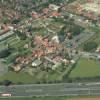 Photos aériennes de Vendeville (59175) - Autre vue | Nord, Nord-Pas-de-Calais, France - Photo réf. 57887 - L'autoroute A1 et l'glise Saint-Eubert.