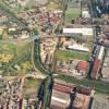 Photos aériennes de Roubaix (59100) - Le Quartier du Pile | Nord, Nord-Pas-de-Calais, France - Photo réf. 58619 - La zone industrielle autour du canal.