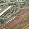 Photos aériennes de Lille (59000) | Nord, Nord-Pas-de-Calais, France - Photo réf. 58892 - Sur la gauche, on aperoit les btiments d'Altadis, ex-SEITA (manufacture des tabacs), prs de la gare de triage.