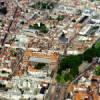 Photos aériennes de "cote" - Photo réf. 59182 - Les Halles aux Sucres se situent juste  ct du square du Peuple Belge.