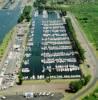 Photos aériennes de "ports" - Photo réf. 60913 - Le port de plaisance de Ouistreham (Calvados).