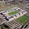 Photos aériennes de "olympique" - Photo réf. 61633 - Le stade des Costires est le stade du Nmes Olympique, le club de football Nimois. 