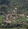 Photos aériennes de "village" - Photo réf. A00510 - Les glises catholique et protestante au centre du village.