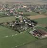 Photos aériennes de Heiteren (68600) - Autre vue | Haut-Rhin, Alsace, France - Photo réf. A00593 - A la sortie du bourg, le stade et la salle de sport.