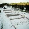 Photos aériennes de "neige" - Photo réf. 62051 - Sur la ligne de dpart.