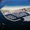 Photos aériennes de "ports" - Photo réf. 62137 - Le port de plaisance et l'ocan.