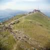 Photos aériennes de "Montagne" - Photo réf. 62148 - Le sommet de la Rhune se trouve  900 mtres.