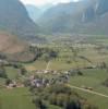 Photos aériennes de "village" - Photo réf. A01625 - Village Chef-Lieu de la valle de l'Aspe.