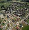 Photos aériennes de "centre" - Photo réf. A02761 - L'glise Saint-Sauveur au centre du bourg.