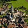 Photos aériennes de "église" - Photo réf. N004088 - Edifice dbut au XII sicle et qui a suivi toutes les volutions du style gothique bourguignon.