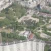 Photos aériennes de "parc" - Photo réf. N009431 - Le Parc Georges-Brassens a t cr suite au dmantellement des abattoirs.