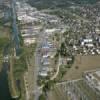 Photos aériennes de "Rhin" - Photo réf. N017931 - Le canal du Rhne au Rhin borde la commune