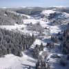 Photos aériennes de "neige" - Photo réf. N020563 - Un paysage vosgien enneig.