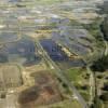 Photos aériennes de "cote" - Photo réf. N025532 - Les marais salants sur la cte atlantique, ici  la Turballe (Loire-Atlantique).