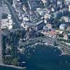 Photos aériennes de "hotel" - Photo réf. N027043 - Au bord du lac Lman, le chteau d'Ouchy est devenu htel.