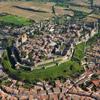 Photos aériennes de Carcassonne (11000) | Aude, Languedoc-Roussillon, France - Photo réf. N028767 - Une ville entoure par des fortifications du Moyen-ge et classe au Patrimoine Mondial de l'UNESCO.
