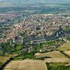 Photos aériennes de "UNESCO" - Photo réf. N028776 - Une ville entoure par des fortifications du Moyen-ge et classe au Patrimoine Mondial de l'UNESCO.
