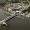 Photos aériennes de "embouchure" - Photo réf. N034334 - Le barrage d'Arzal se situe juste  l'embouchure de La Vilaine.