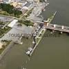 Photos aériennes de "embouchure" - Photo réf. N034335 - Le barrage d'Arzal se situe juste  l'embouchure de La Vilaine.