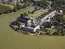 Photos aériennes de "étang" - Photo réf. T035542 - L'abbaye de Paimpont date du 13 sicle.