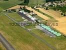 Photos aériennes de "aerodrome" - Photo réf. T040989 - Les hangars de l'arodrome de Mcon Charnay