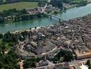 Photos aériennes de "noirmoutier" - Photo réf. T042806 - L'abbaye bndictine fut fonde en 875 par l'arrive de moines de Noirmoutier fuyant les incursions normandes.