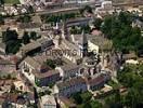 Photos aériennes de "noirmoutier" - Photo réf. T042807 - L'abbaye bndictine fut fonde en 875 par l'arrive de moines de Noirmoutier fuyant les incursions normandes.