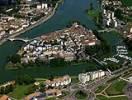 Photos aériennes de "riviere" - Photo réf. T045448 - L'Ile Saint-Laurent de Chalon-sur-Sane (Sane-et-Loire).