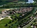 Photos aériennes de "Doubs" - Photo réf. T045992 - C'est ici que le Doubs se jette dans la Sane