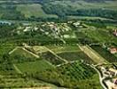 Photos aériennes de "village" - Photo réf. T047878 - Le vignoble autour du village de Charnas (Ardche).