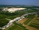 Photos aériennes de Comblanchien (21700) - Autre vue | Côte-d'Or, Bourgogne, France - Photo réf. T049659 - De nombreuses marbreries sont installes le long de la RN74.