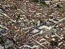 Photos aériennes de "Bourgogne" - Photo réf. T049761 - La place de la Libration et la mairie installe dans le Palais des Ducs de Bourgogne. La tour Philippe Le Bon domine la ville.