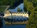 Photos aériennes de "UNESCO" - Photo réf. T055225 - Le Chteau de Chenonceau fait partie du Val de Loire class au Patrimoine Mondial de l'UNESCO.