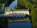 Photos aériennes de "chateaux" - Photo réf. T055226 - Le Chteau de Chenonceau fait partie du Val de Loire class au Patrimoine Mondial de l'UNESCO.
