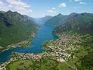 Photos aériennes de "lacs" - Photo réf. T057667 - Une vue paysagre du lac d'Idro, Italie.