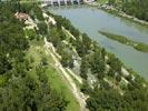 Photos aériennes de Saint-Pierre-de-Boeuf (42520) | Loire, Rhône-Alpes, France - Photo réf. T059785 - La base nautique propose une cascade pour le cano-kayak.
